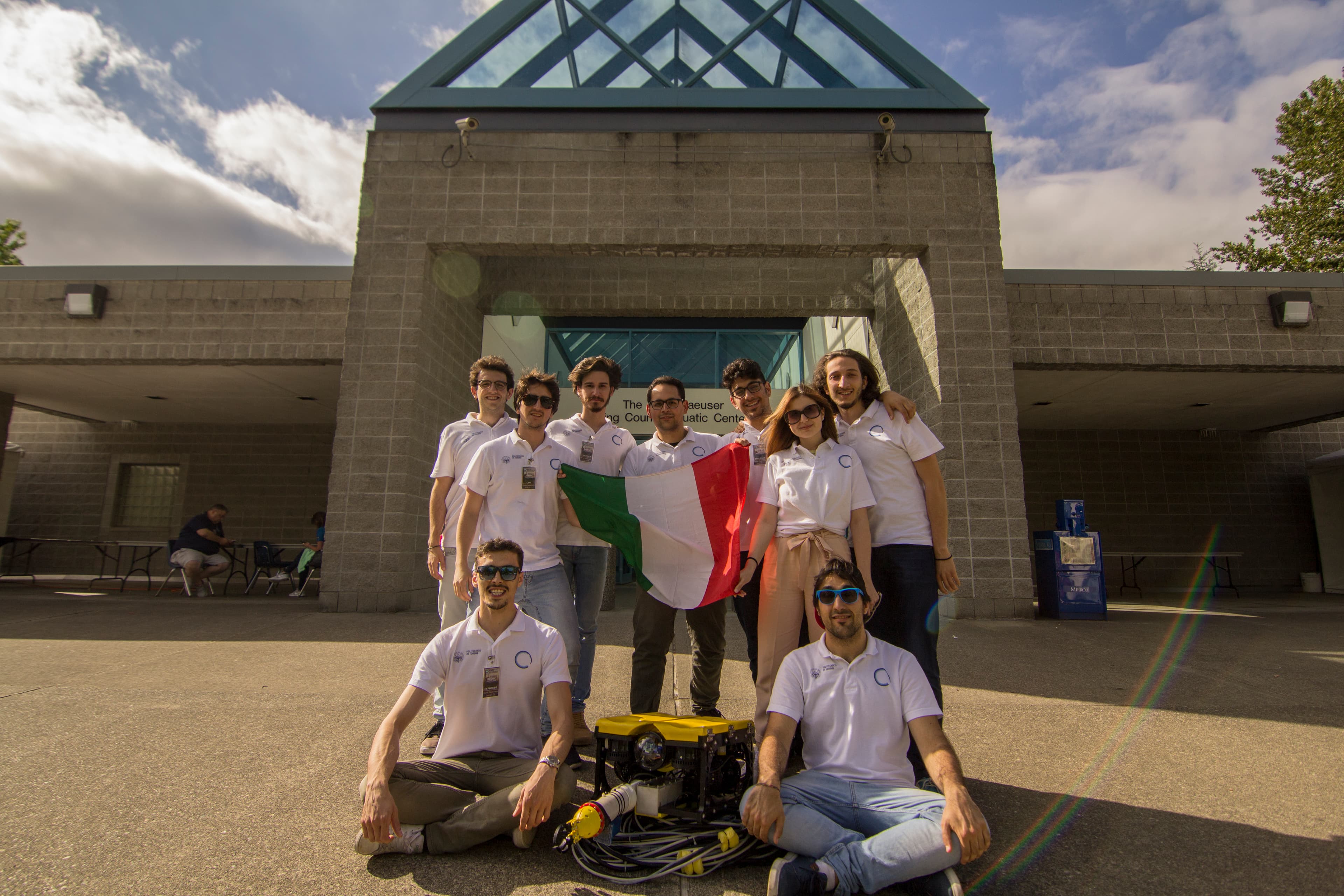 PoliTOcean team at MATE ROV 2018