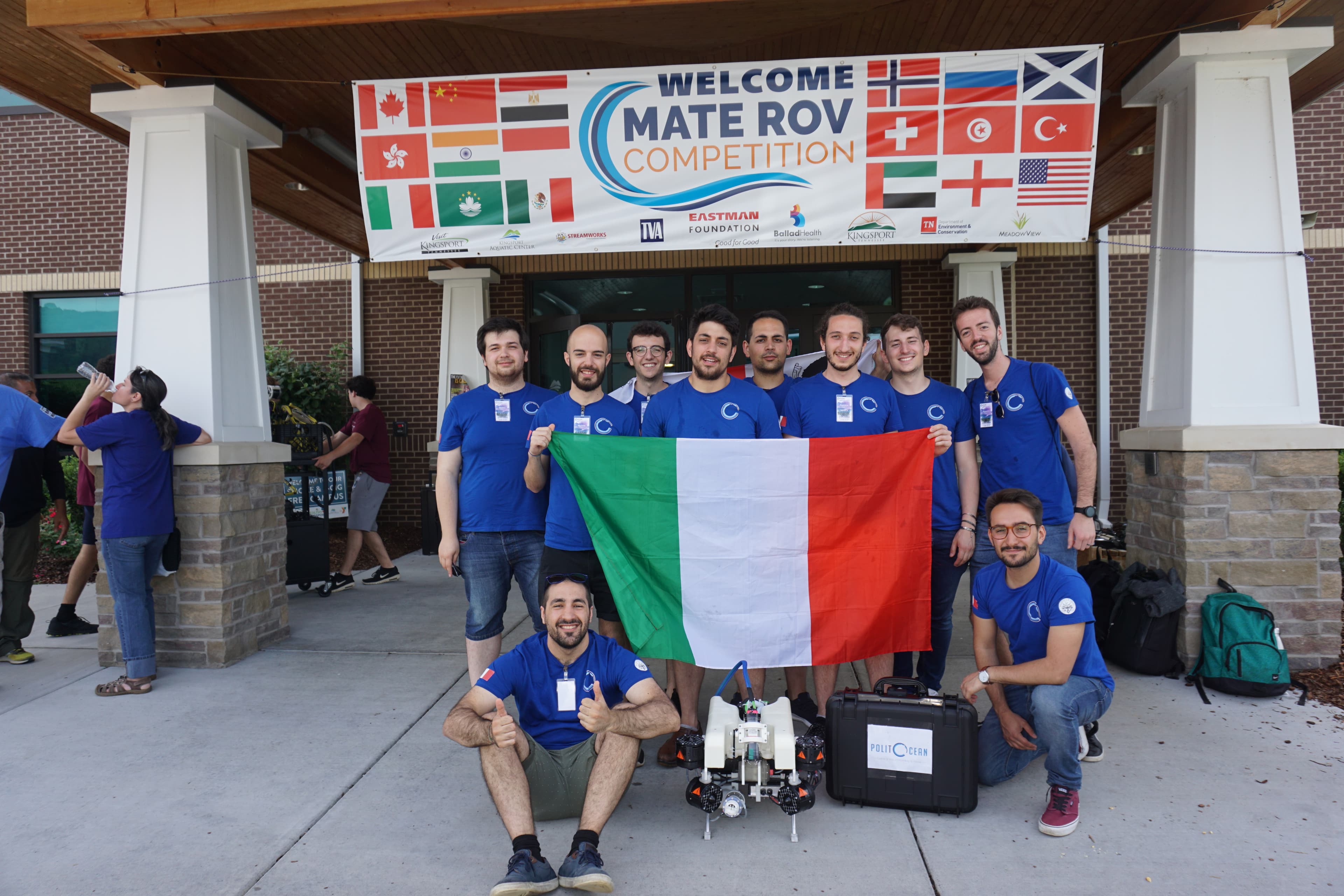 PoliTOcean team at MATE ROV 2019