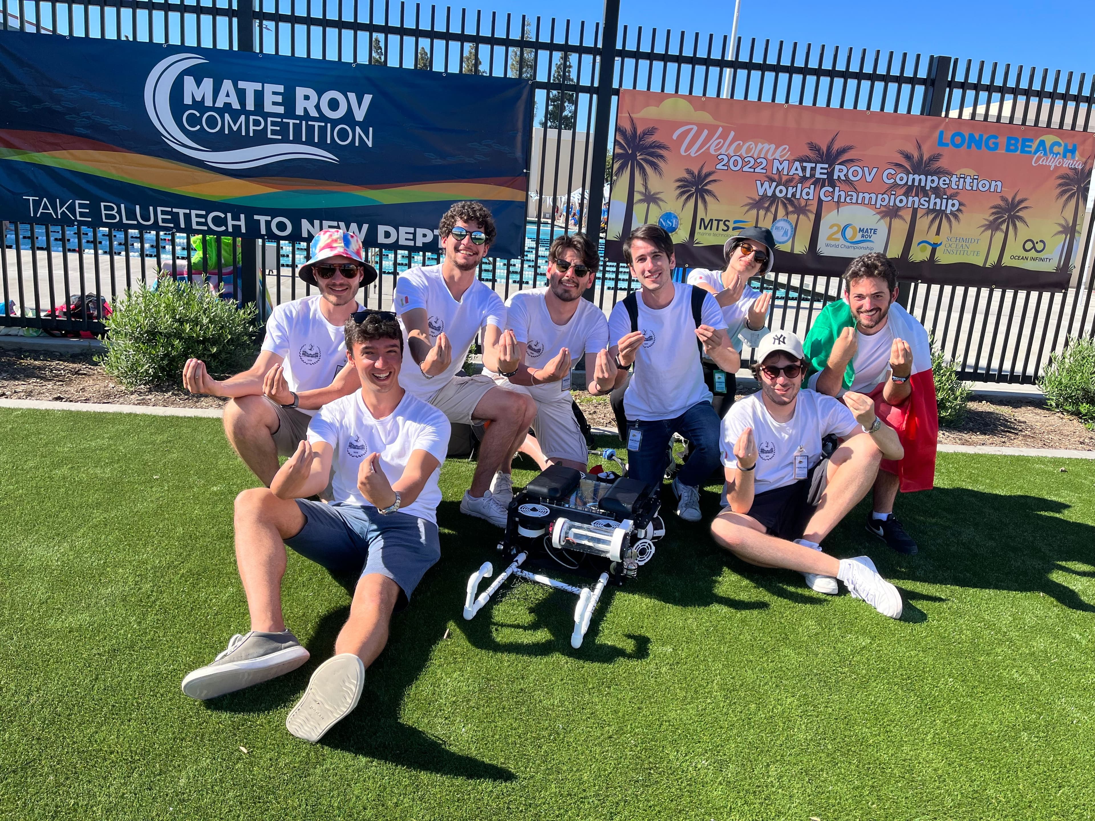 PoliTOcean team at MATE ROV 2022